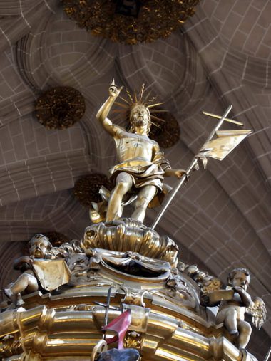 Cristo baldaquino Seo Zaragoza